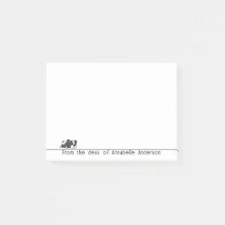 Cute Sleepy Boston Terrier personaliseert notities Post-it® Notes