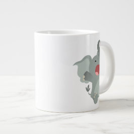 Cute Sleepy Cartoon Elephant Jumbo Mok