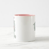 Cute Sleepy Cartoon Elephant Mok (Center)