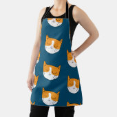 Cute Sleepy Cat Apron Schort (Insitu)
