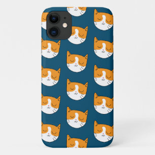 Cute Sleepy Cat iPhone 11 Hoesje