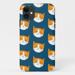 Cute Sleepy Cat Iphone-draagtas Case-Mate iPhone Case