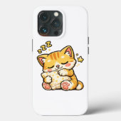 Cute Sleepy Cat Pillow Case-Mate iPhone Case (Achterkant)