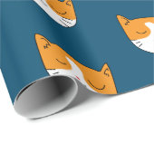 Cute Sleepy Cat Wrapper Cadeaupapier (Rol Hoek)