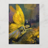 Cute Sleepy Fairy Briefkaart (Voorkant)