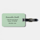 Cute Sleepy Little Fox Bagagelabel (Achterkant horizontaal)