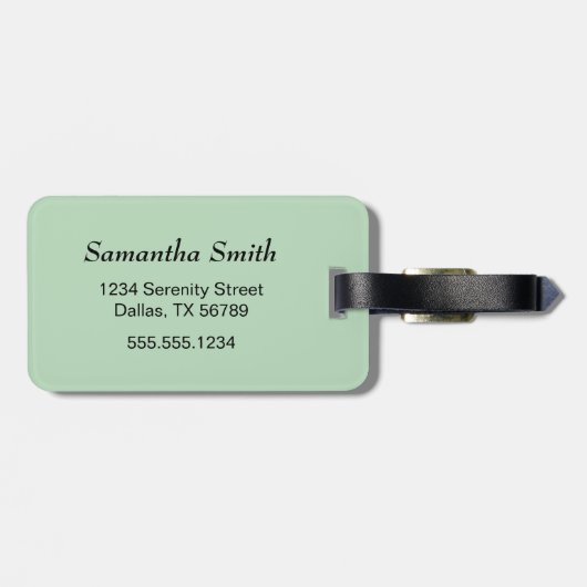 Cute Sleepy Little Fox Bagagelabel (Achterkant horizontaal)