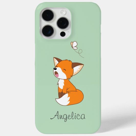 Cute Sleepy Little Fox Case-Mate iPhone Case (Achterkant)