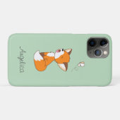 Cute Sleepy Little Fox Case-Mate iPhone Case (Achterkant (horizontaal))