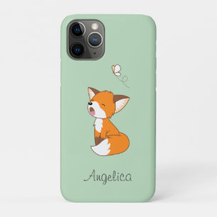 Cute Sleepy Little Fox Case-Mate iPhone Case