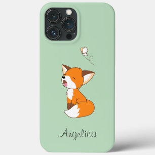 Cute Sleepy Little Fox Case-Mate iPhone Case