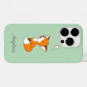 Cute Sleepy Little Fox Case-Mate iPhone Case (Achterkant (horizontaal))