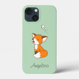 Cute Sleepy Little Fox Case-Mate iPhone Case