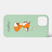 Cute Sleepy Little Fox Case-Mate iPhone Case (Achterkant (horizontaal))