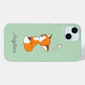 Cute Sleepy Little Fox Case-Mate iPhone Case (Achterkant (horizontaal))