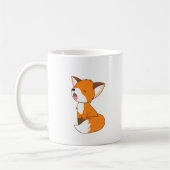 Cute Sleepy Little Fox Koffiemok (Links)