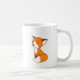 Cute Sleepy Little Fox Koffiemok