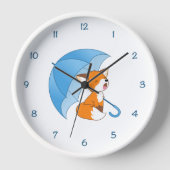 Cute Sleepy Little Fox onder Umbrella (Voorkant)