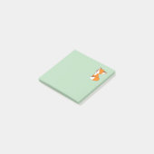 Cute Sleepy Little Fox Post-it® Notes (Schuin)