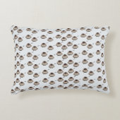 Cute Sleepy Owl Pattern Throw Pillow Accent Kussen (Voorkant)