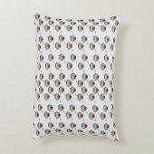 Cute Sleepy Owl Pattern Throw Pillow Accent Kussen (Achterkant (Verticaal))