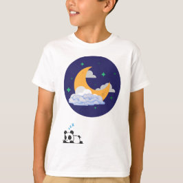 Cute Sleepy Panda Baby T-Shirt