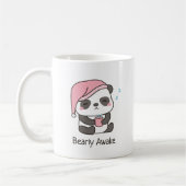 Cute Sleepy Panda Bearly Awake Humor mok (Links)