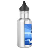 Cute Sleepy Penguin, Personalized Water Bottle Waterfles (Links)