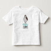 Cute Sleepy Sandpiper Kinder Shirts (Voorkant)