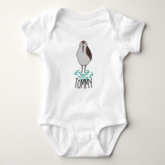 Cute Sleepy Sandpiper Romper (Voorkant)
