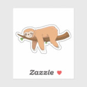 Cute Sleepy Sloth Sticker (Vel)