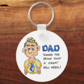 Cute Sleutelhangers voor Happy Vaderdag (Voorkant)
