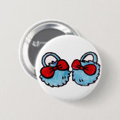 Cute Slippers Button (Voorkant /achterkant)