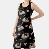 Cute Sloth Apron Schort (Insitu)