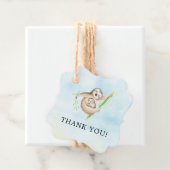 Cute Sloth Baby shower Favor Gift Label (In situ)