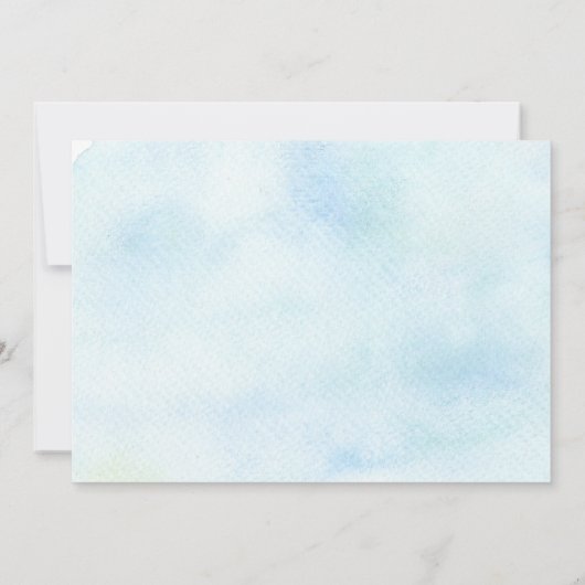 Cute Sloth Baby shower Invitation Kaart (Achterkant)