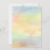 Cute Sloth Baby shower Kaart (Achterkant)