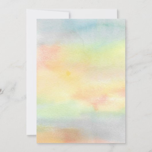 Cute Sloth Baby shower Kaart (Achterkant)