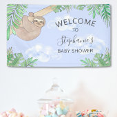 Cute Sloth Baby shower Spandoek