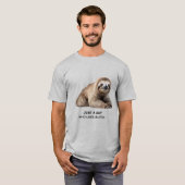 Cute Sloth Background T-shirt (Voorkant volledig)
