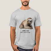 Cute Sloth Background T-shirt (Voorkant)