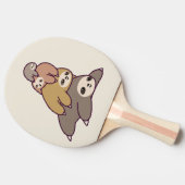 Cute Sloth Background Tafeltennisbatje (Zijkant)