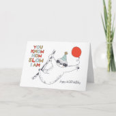 Cute Sloth Belated Birthday Kaart (Voorkant)