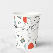 Cute Sloth Birthday Papieren Bekers (Rechts)