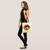 CUTE SLOTH CANVAS TAS (Voorkant (model))