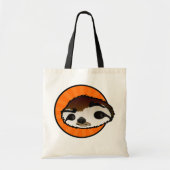 CUTE SLOTH CANVAS TAS (Voorkant)