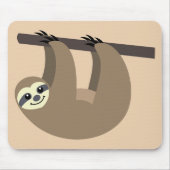 Cute Sloth Cartoon Muismat (Voorkant)