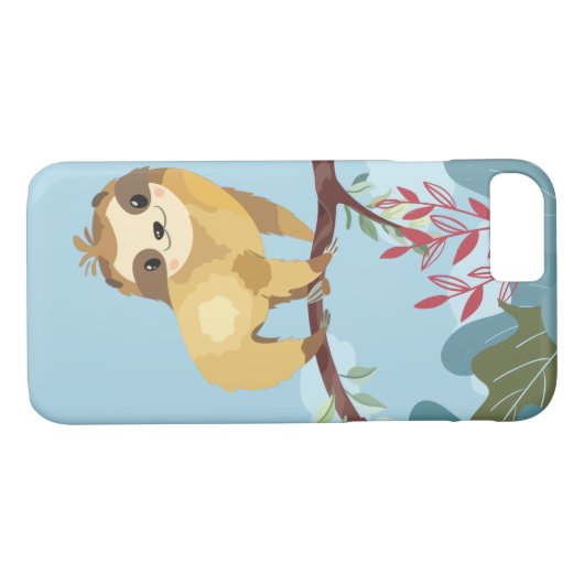 Cute Sloth Case-Mate iPhone Case (Achterkant (Horizontaal))