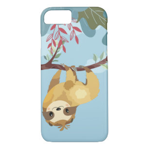 Cute Sloth iPhone 8/7 Hoesje