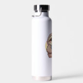 Cute Sloth Coffee Liefhebber Shirt � Funny Fueled Waterfles (Rechts)